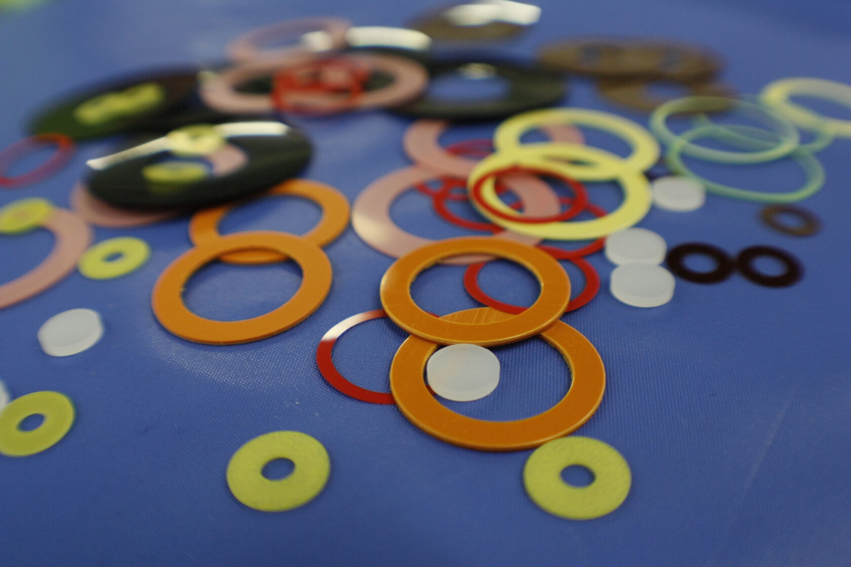 Color Coded Plastic Washers
